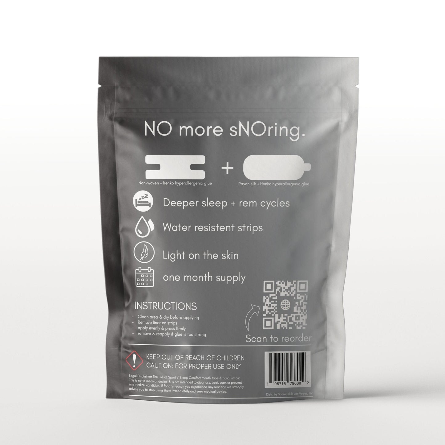 sNOre Mouth Tape & Nasal Strips
