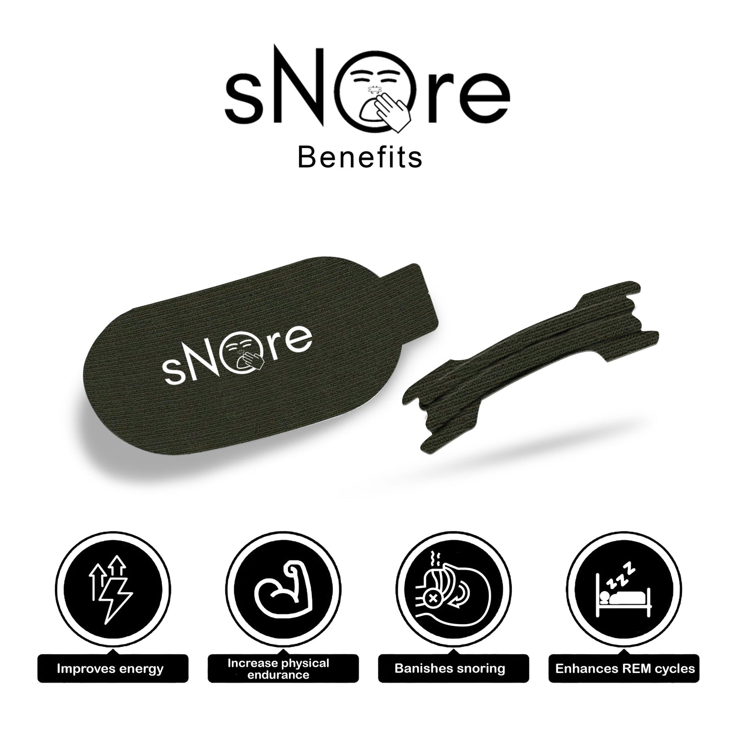 sNOre Mouth Tape & Nasal Strips